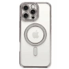 USLUCAN ALIŞVERİŞ Apple iPhone 16 Pro Kılıf Joke Simli Magneticsafe Kılıf - Pembe