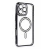 USLUCAN ALIŞVERİŞ Apple iPhone 16 Pro Kılıf Joke Simli Magneticsafe Kılıf - Siyah
