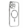 USLUCAN ALIŞVERİŞ Apple iPhone 16 Pro Kılıf Kross Magneticsafe Kapak - Gümüş