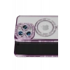USLUCAN ALIŞVERİŞ Apple iPhone 16 Pro Max Kılıf Joke Simli Magneticsafe Kılıf - Derin Mor