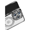 USLUCAN ALIŞVERİŞ Apple iPhone 16 Pro Max Kılıf Joke Simli Magneticsafe Kılıf - Siyah