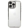 USLUCAN ALIŞVERİŞ Apple iPhone 16 Pro Max Kılıf Lensli Silikon - Gümüş