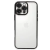 USLUCAN ALIŞVERİŞ Apple iPhone 16 Pro Max Kılıf Lensli Silikon - Siyah