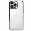 USLUCAN ALIŞVERİŞ Apple iPhone 16 Pro Max Kılıf Lensli Silikon - Titanyum Gri
