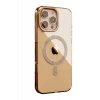USLUCAN ALIŞVERİŞ Apple iPhone 16 Pro Max Tash Diamond Magsafe Kapak - Gold