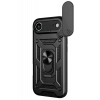 USLUCAN ALIŞVERİŞ Apple iPhone 17 Air Pars Lens Yüzüklü Silikon - Siyah
