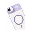 USLUCAN ALIŞVERİŞ Apple iPhone 17 Air Remim Lensli Magsafe Standlı Kapak - Lila