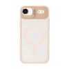 USLUCAN ALIŞVERİŞ Apple iPhone 17 Air Remim Lensli Magsafe Standlı Kapak - Pembe