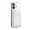 USLUCAN ALIŞVERİŞ Apple iPhone 17 Kart Şeffaf Silikon - Şeffaf