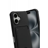 USLUCAN ALIŞVERİŞ Apple iPhone 17 Kelvin Kartvizitli Silikon - Siyah