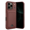 USLUCAN ALIŞVERİŞ Apple iPhone 17 Pro Max Kelvin Kartvizitli Silikon - Bordo