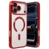 USLUCAN ALIŞVERİŞ Apple iPhone 17 Pro Max Kross Magneticsafe Kapak - Kırmızı