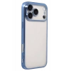 USLUCAN ALIŞVERİŞ Apple iPhone 17 Pro Max Lensli Silikon - Açık Mavi