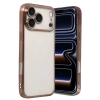 USLUCAN ALIŞVERİŞ Apple iPhone 17 Pro Max Lensli Silikon - Çöl Titanyum