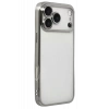 USLUCAN ALIŞVERİŞ Apple iPhone 17 Pro Max Lensli Silikon - Gümüş