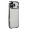 USLUCAN ALIŞVERİŞ Apple iPhone 17 Pro Max Lensli Silikon - Titan Gri