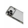 USLUCAN ALIŞVERİŞ Apple iPhone 17 Pro Max Lensli Silikon - Titan Gri