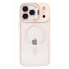 USLUCAN ALIŞVERİŞ Apple iPhone 17 Pro Remim Lensli Magsafe Standlı Kapak - Pembe