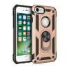 USLUCAN ALIŞVERİŞ Apple iPhone 7 Kılıf Sofya Yüzüklü Silikon Kapak - Gold