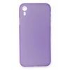 USLUCAN ALIŞVERİŞ Apple iPhone XR Kılıf PP Ultra İnce Kapak - Mor