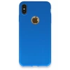 USLUCAN ALIŞVERİŞ Apple iPhone XS Max Kılıf First Silikon - Mavi