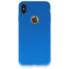 USLUCAN ALIŞVERİŞ Apple iPhone XS Max Kılıf First Silikon - Mavi