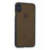 USLUCAN ALIŞVERİŞ Apple iPhone XS Max Kılıf Montreal Silikon Kapak - Lacivert