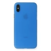 USLUCAN ALIŞVERİŞ Apple iPhone XS Max Kılıf PP Ultra İnce Kapak - Mavi