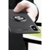 USLUCAN ALIŞVERİŞ Apple iPhone XS Max Kılıf Range Yüzüklü Silikon - Siyah-Mavi