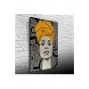 USLUCAN ALIŞVERİŞ Aura Sarı Siyah Canvas Tablo (50x70)