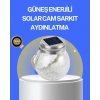 USLUCAN ALIŞVERİŞ Bahçe ve Teras İçin Solar Cam Sarkıt LED Aydınlatma