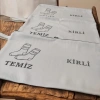 USLUCAN ALIŞVERİŞ Baskılı Kirli-Temiz Seyahat (Çorap) Torbası