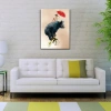 USLUCAN ALIŞVERİŞ Bisiklet Süren Ayı Kanvas Tablo 50 x 70