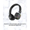 USLUCAN ALIŞVERİŞ Bluetooth 5.3 Rainbow Işıklı Kulak Üstü Kablosuz Kulaklık