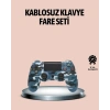 USLUCAN ALIŞVERİŞ Bluetooth Kablosuz PS4 Gamepad Çift Motorlu Siyah Controller