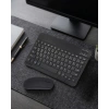 USLUCAN ALIŞVERİŞ Bluetooth Klavye Mouse Seti Taşınabilir Wireless Bilgisayar Aksesuarı