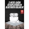 USLUCAN ALIŞVERİŞ Bluetooth Kulaklık 3. Nesil Ios Android Uyumlu Yeni Nesil Wireless Charge