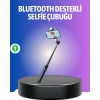 USLUCAN ALIŞVERİŞ Bluetooth Selfie Çubuğu – Uzaktan Kumandalı