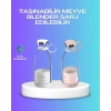 USLUCAN ALIŞVERİŞ Çevre Dostu Cam Gövdeli Kablosuz Smoothie Blender