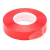 USLUCAN ALIŞVERİŞ Çift Taraflı Akrilik Silikonize Bant 18 mm x 2 metre Kırmızı VHB