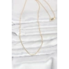 USLUCAN ALIŞVERİŞ CM 14K Gold Renk 60 cm Zincirli Kadın Kolye