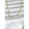 USLUCAN ALIŞVERİŞ CM 14K Gold Renk Arpa Model 45 cm Kadın Kolye