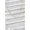 USLUCAN ALIŞVERİŞ CM 14K Gold Renk Ataç Zincir Model 60 cm Kadın Kolye