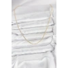 USLUCAN ALIŞVERİŞ CM 14K Gold Renk Burgu Model 60 cm Kadın Kolye