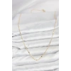 USLUCAN ALIŞVERİŞ CM 14K Gold Renk Ezme Pul Model 60 cm Kadın Kolye