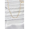USLUCAN ALIŞVERİŞ CM 14K Gold Renk Lazer Puntalı Model 60 cm Kadın Kolye