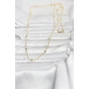 USLUCAN ALIŞVERİŞ CM 14K Gold Renk Top Zincir 60 cm Kadın Kolye