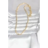 USLUCAN ALIŞVERİŞ CM 14K Gold Renk Topçuk Model 60 cm Kadın Kolye