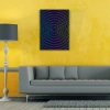 USLUCAN ALIŞVERİŞ Dairesel sıralı Renkli Noktalar Kanvas Tablo 50 x 70