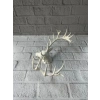 USLUCAN ALIŞVERİŞ Dekoratif Geyik Başı Heykel 25 cm Modern Minimal Tasarım